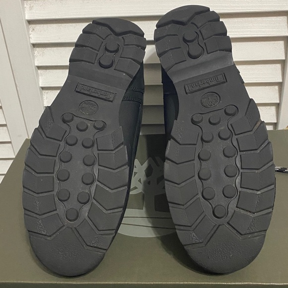 Timberland Women's Euro Sprint Mid Hiker Black Nubuck Boot - Picture 4 of 9